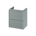 Cersanit S1021-007 - Подвесная тумба под умывальник MILLE SLIM 50x35 см мятная