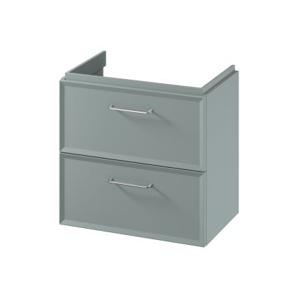 Cersanit S1021-009 - Підвісна тумба під умивальник MILLE SLIM 60x38 см, м'ятна