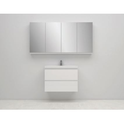 Cersanit S590-030 - Зеркальный шкафчик для ванной комнаты MEDDIE 80x40 см