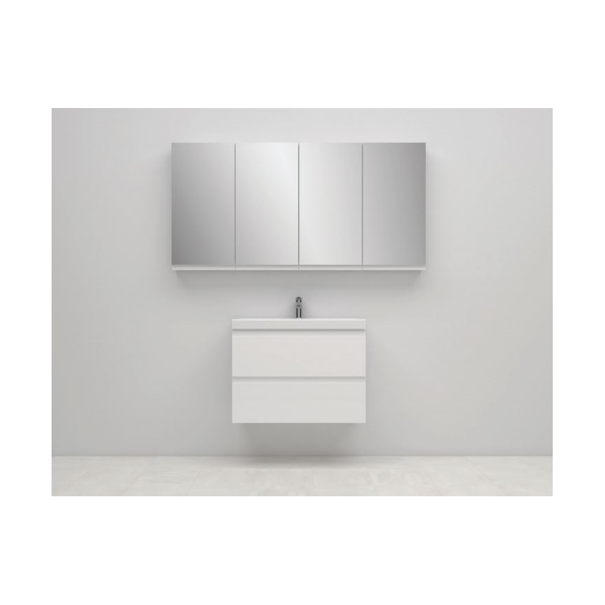 Cersanit S590-030 - Зеркальный шкафчик для ванной комнаты MEDDIE 80x40 см
