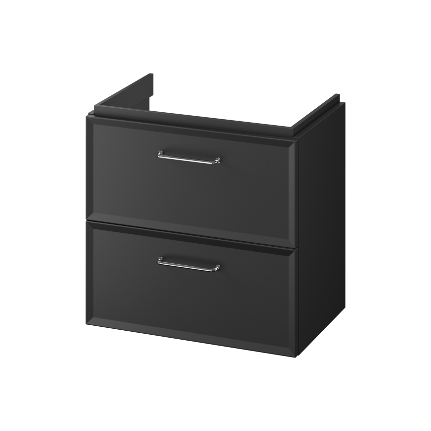 Cersanit S590-100 - Подвесная тумба под умывальник MILLE SLIM 60x38 см черная