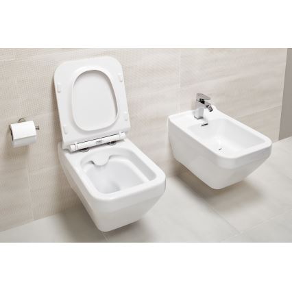 Cersanit S701-213-ECO - подвесной унитаз с сиденьем CREA керамика/белый