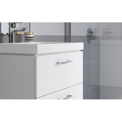 Cersanit S801-146-DSM - Подвесной шкафчик для ванной с раковиной ELIS 46x50 см белый