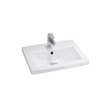 Cersanit S801-153-DSM - Подвесной шкафчик для ванной с раковиной ELIS 46x50 см орех