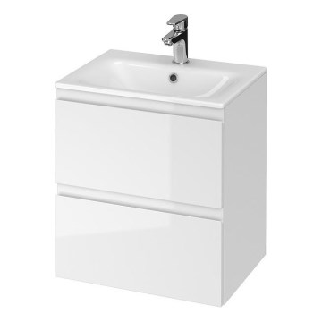 Cersanit S801-312-ECO - Підвісна тумба для ванної з умивальником MODUO 50x57x40 см біла