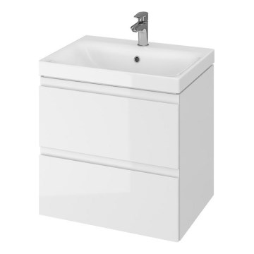 Cersanit S929-010 - Подвесная тумба под раковину MEDDIE 57x59,5 см блестящий белый