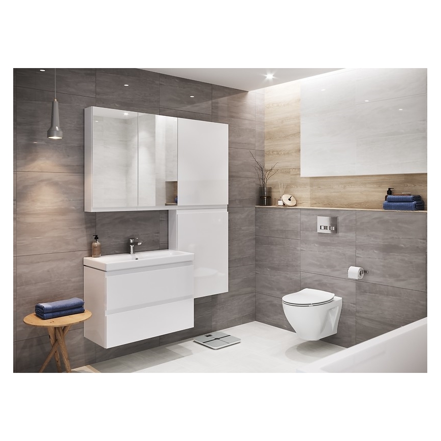 Cersanit S929-012 - Подвесная тумба под раковину MEDDIE 57x49,4 см блестящий белый