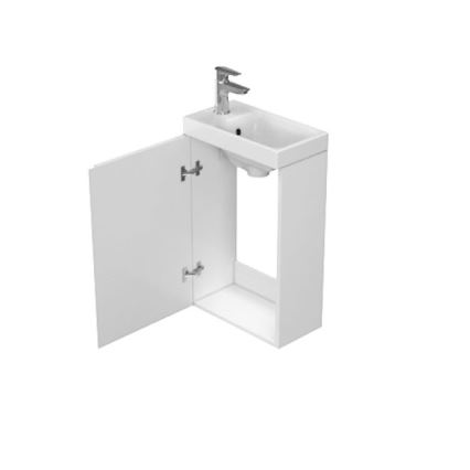 Cersanit S929-014 - Тумба под раковину MEDDIE 59x39 см блестящий белый