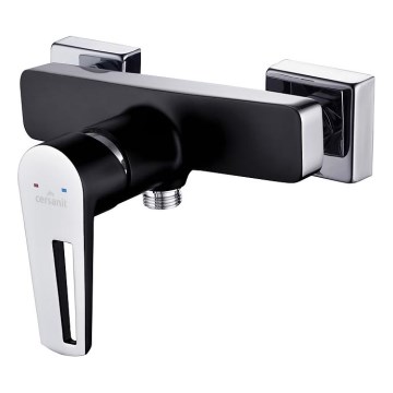 Cersanit S951-034 - Смеситель для душа MILLE черный/блестящий хром