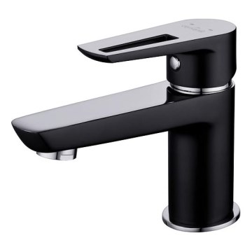 Cersanit S951-048 - Смеситель для умывальника MILLE 13,4 см черный + слив