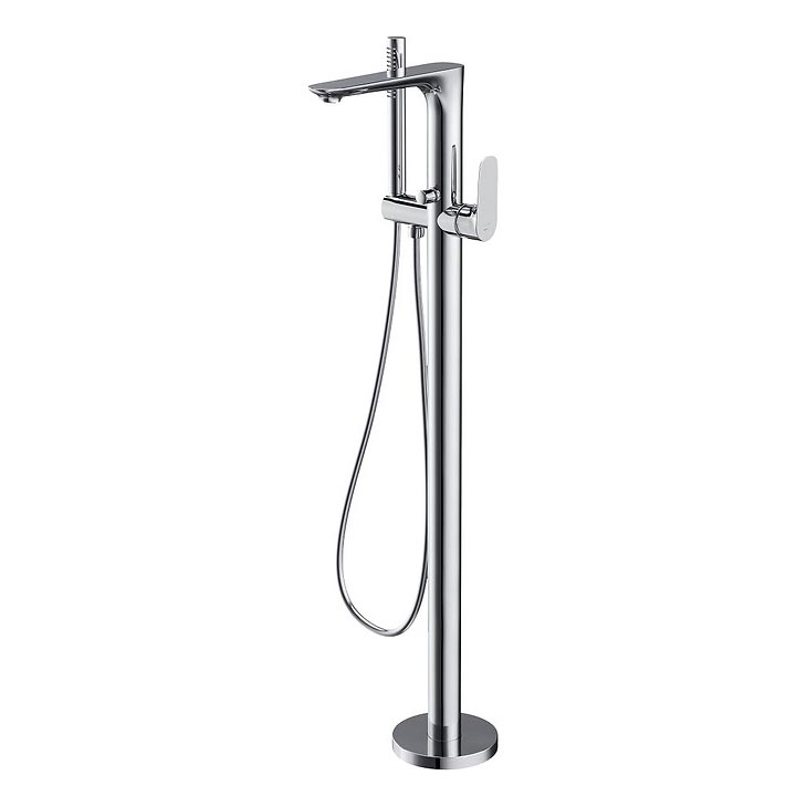 Cersanit S951-306 - Отдельностоящий комплект для ванны с смесителем CREA, глянцевый хром
