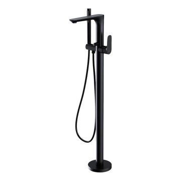 Cersanit S951-308 - Отдельностоящий комплект для ванны с черным смесителем CREA