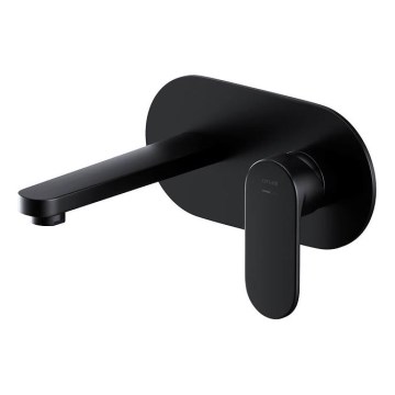 Cersanit S951-333 - Смеситель для ванны скрытого монтажа CREA черный