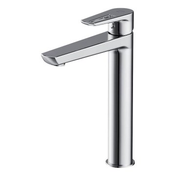 Cersanit S951-354 - Змішувач для умивальника MILLE 27 см глянцевий хром + відведення