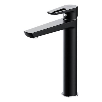 Cersanit S951-356 - Смеситель для умывальника MILLE 27 см черный + слив