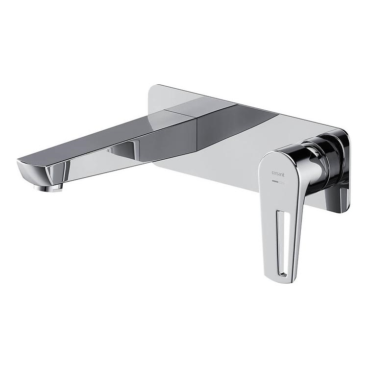 Cersanit S951-357 - Змішувач для ванни для прихованої інсталяції MILLE глянцевий хром + відведення