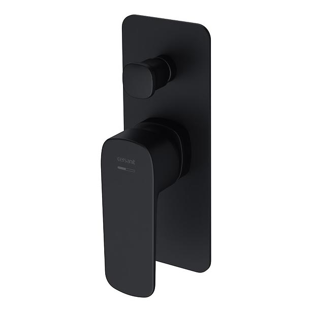Cersanit S951-373 - Змішувач для душу для прихованої інсталяції LARGA чорний