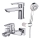 Cersanit S952-003 - Набір для ванни з змішувачем + змішувач для умивальника MILLE, блискучий хром