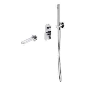 Cersanit S952-035 - Набор для ванны с встроенным смесителем CREA, глянцевый хром