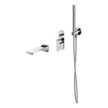 Cersanit S952-036 - Набор для ванны с встроенным смесителем CITY, блестящий хром