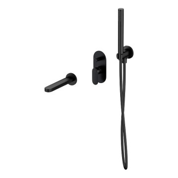 Cersanit S952-042 - Набор для ванны с встроенным смесителем CREA, черный