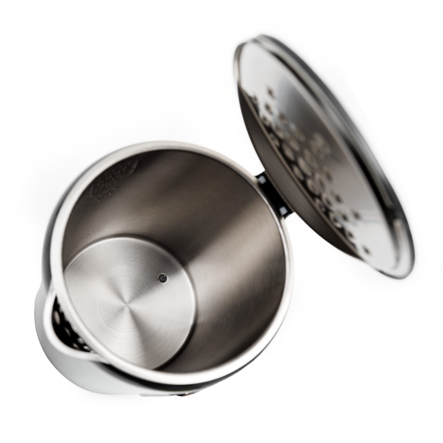 Чайник з РК-дисплеєм 1,7 л 2200W/230V сірий + дорожня чашка 450 мл