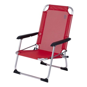 Червоний складаний кемпінговий стілець