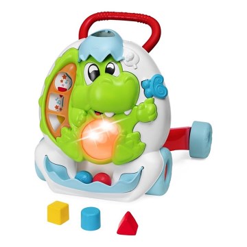Chicco - Ходунки с игровой панелью и звуками 2в1 DINO 2xAA
