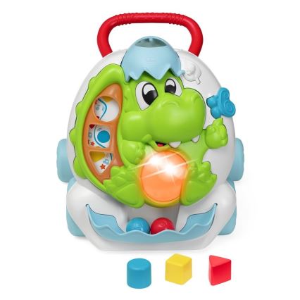 Chicco - Ходунки з ігровою панеллю і звуком 2в1 DINO 2xAA