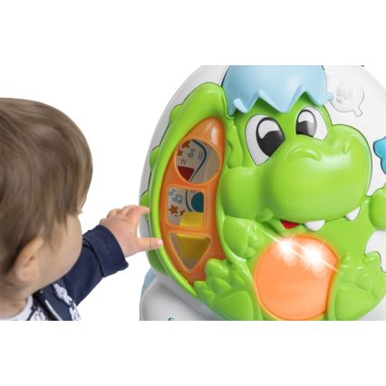 Chicco - Ходунки з ігровою панеллю і звуком 2в1 DINO 2xAA