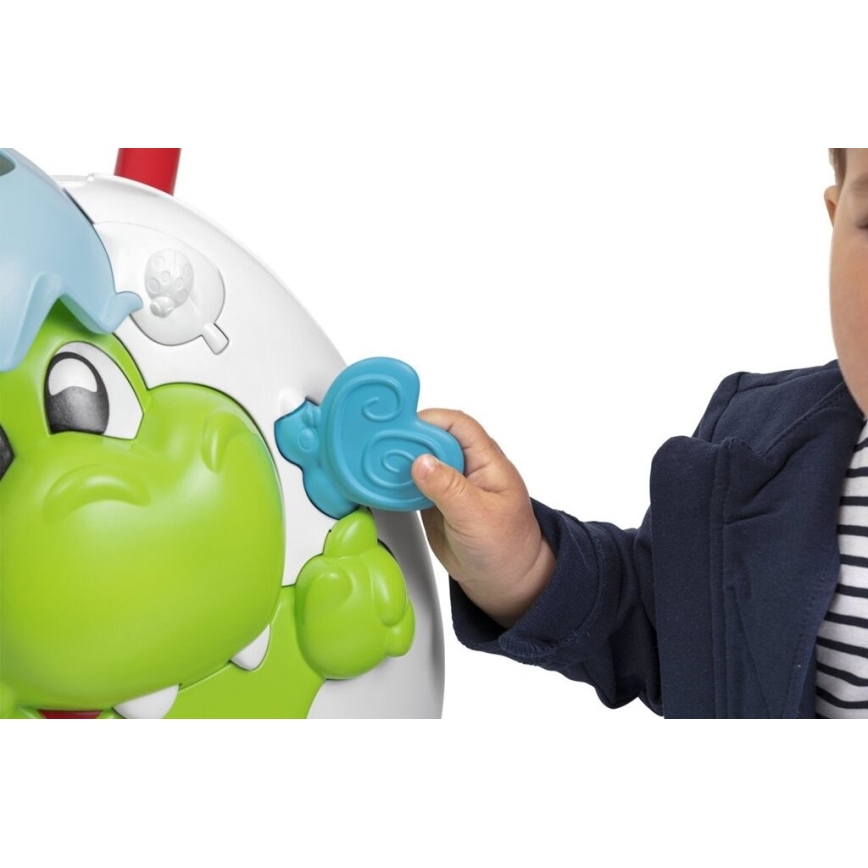 Chicco - Ходунки з ігровою панеллю і звуком 2в1 DINO 2xAA