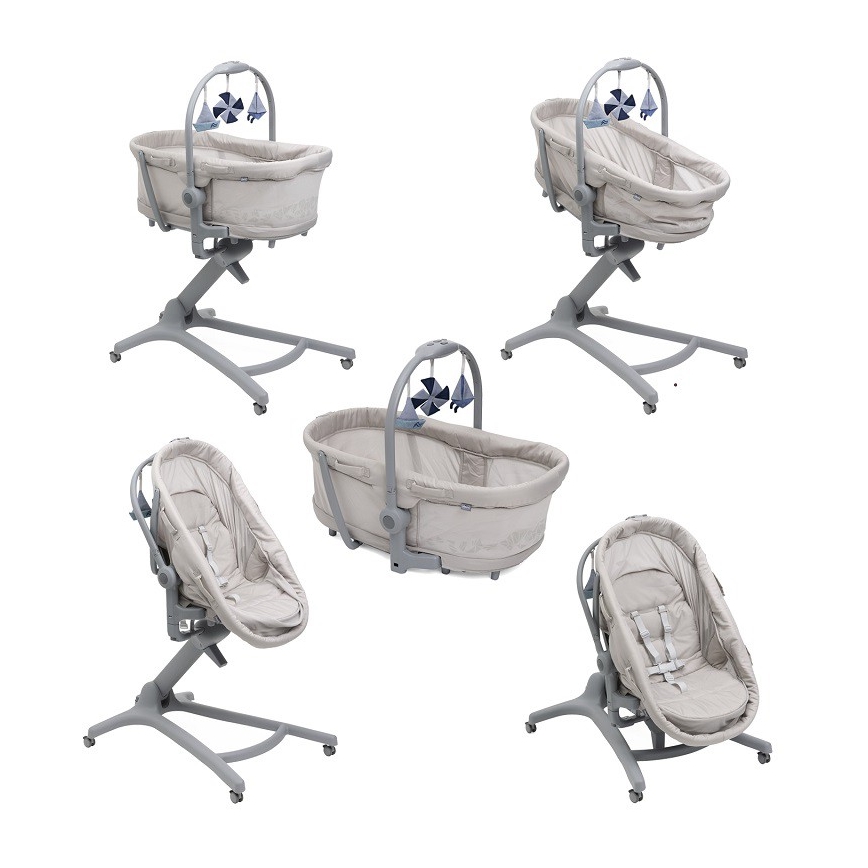 Chicco - Детская кроватка 5в1 BABY HUG PRO бежевый