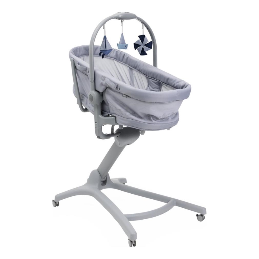 Chicco - Детская кроватка 5в1 BABY HUG PRO серый