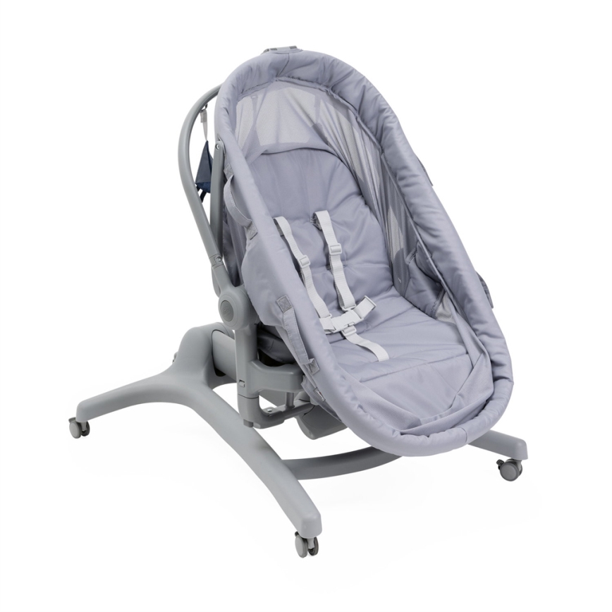 Chicco - Детская кроватка 5в1 BABY HUG PRO серый