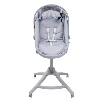 Chicco - Детская кроватка 5в1 BABY HUG PRO серый