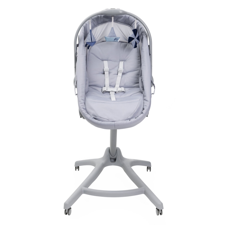 Chicco - Детская кроватка 5в1 BABY HUG PRO серый