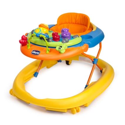 Chicco - Детские ходунки WALKY TALKY 2xAA желтый/синий