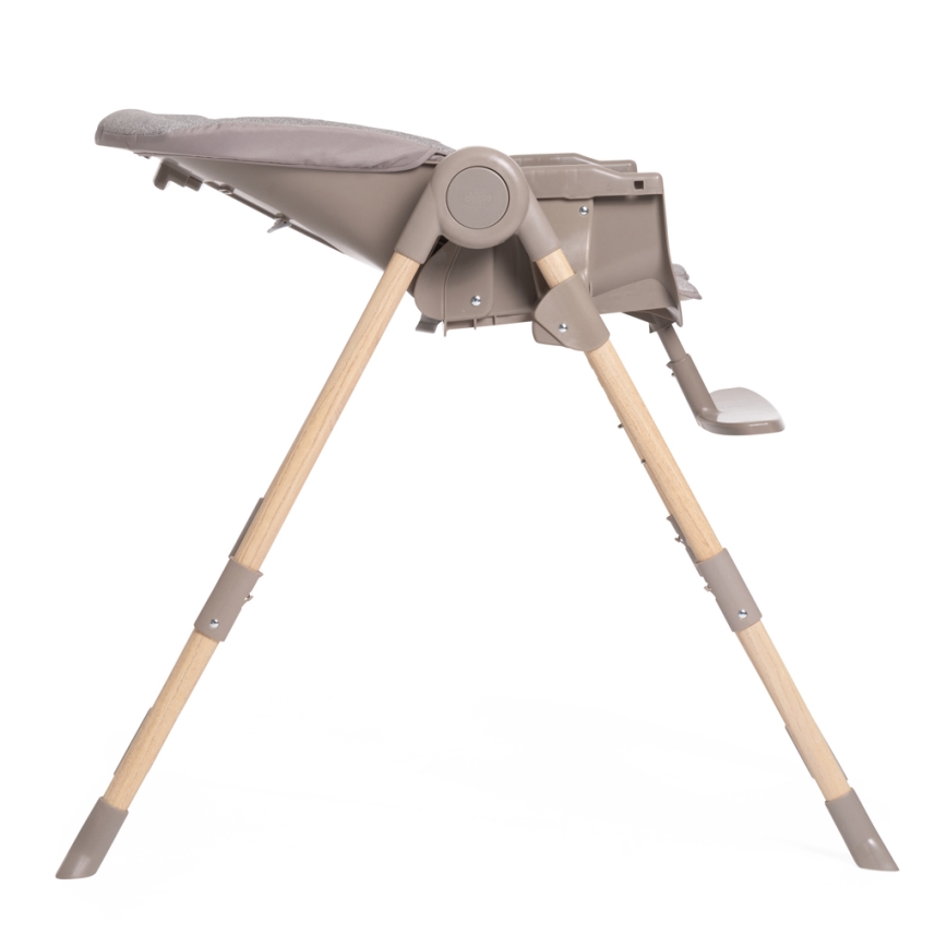 Chicco - Детский обеденный стул Polly Essential - серый/коричневый