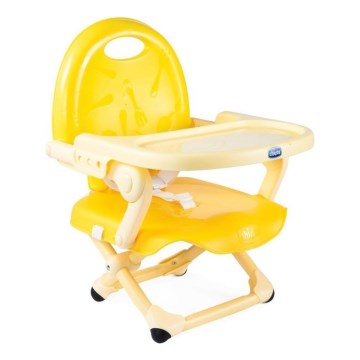 Chicco - Детский портативный стульчик для кормления POCKET SNACK желтый