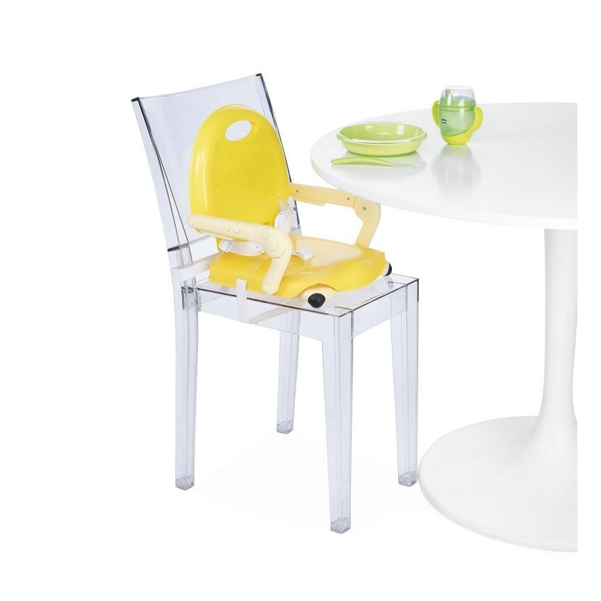 Chicco - Детский портативный стульчик для кормления POCKET SNACK желтый