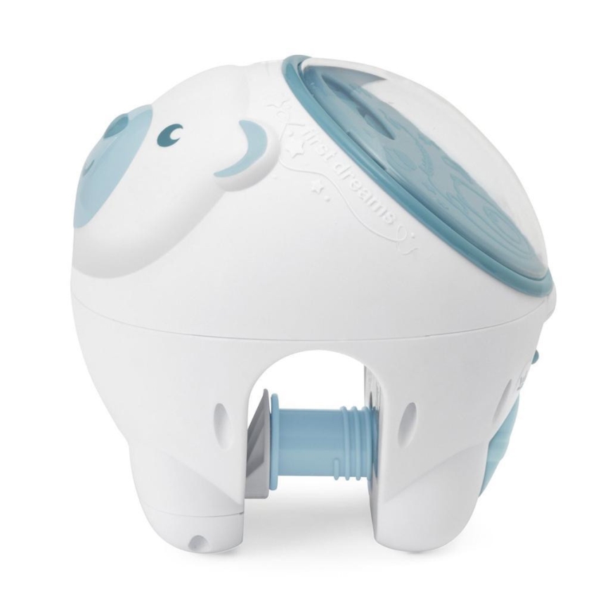 Chicco - Детский проектор 2в1 POLAR BEAR 3xAA синий