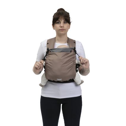 Chicco - Детский рюкзак-кенгуру SKIN FIT коричневый