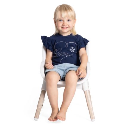 Chicco - Детский стульчик для кормления ZEST 3 в 1 белый/серый