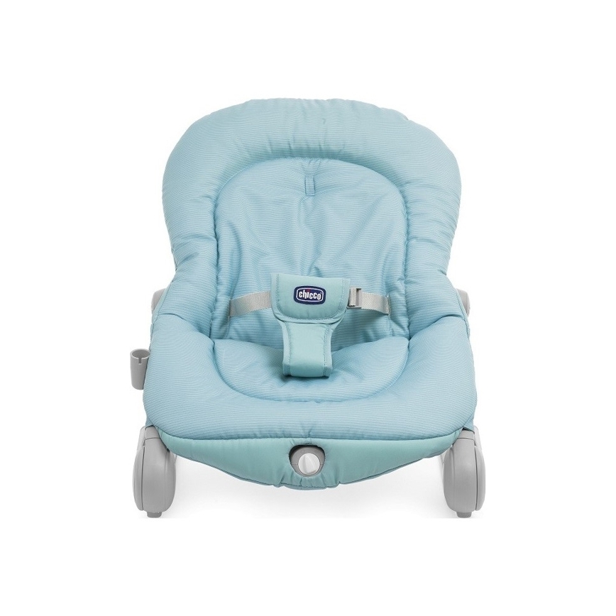 Chicco - Дитяче вібруюче лежачко з мелодією BALLOON Froggy синє