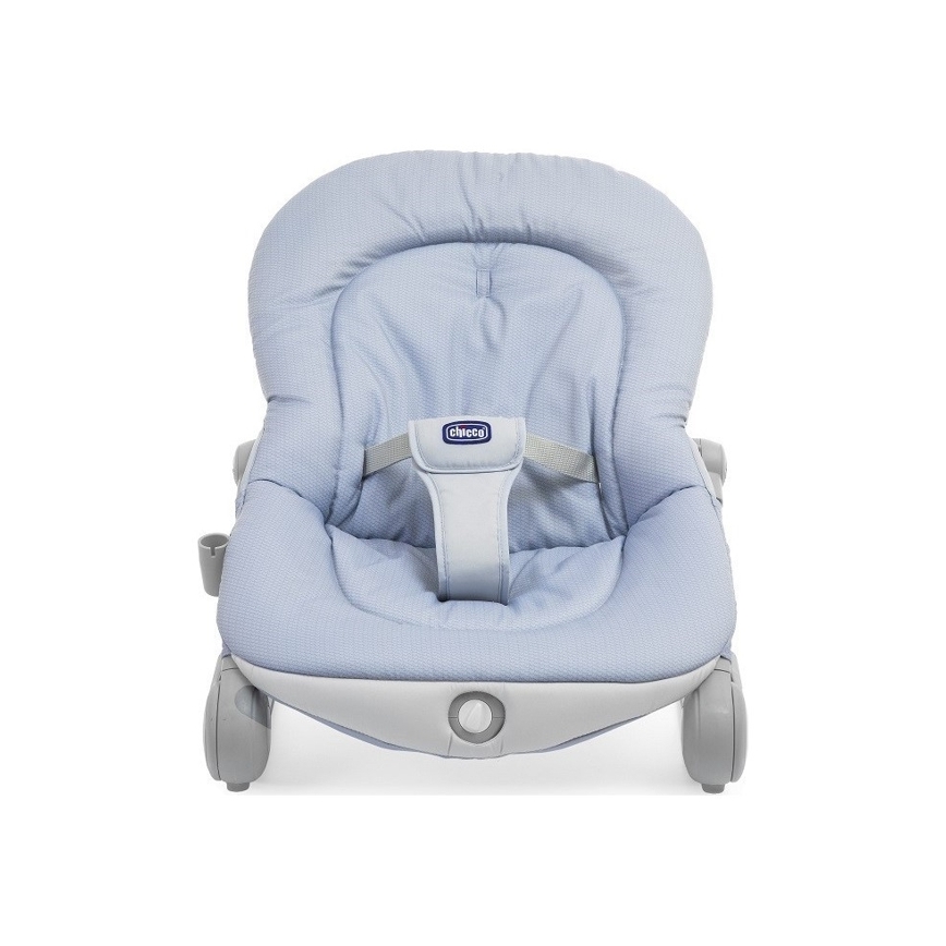 Chicco - Дитяче вібруюче крісло-гойдалка з мелодією BALLOON Dots 2xAA + 1xLR20 синій
