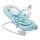 Chicco - Дитяче вібруюче крісло-шезлонг із музикою BALLOON Froggy синій