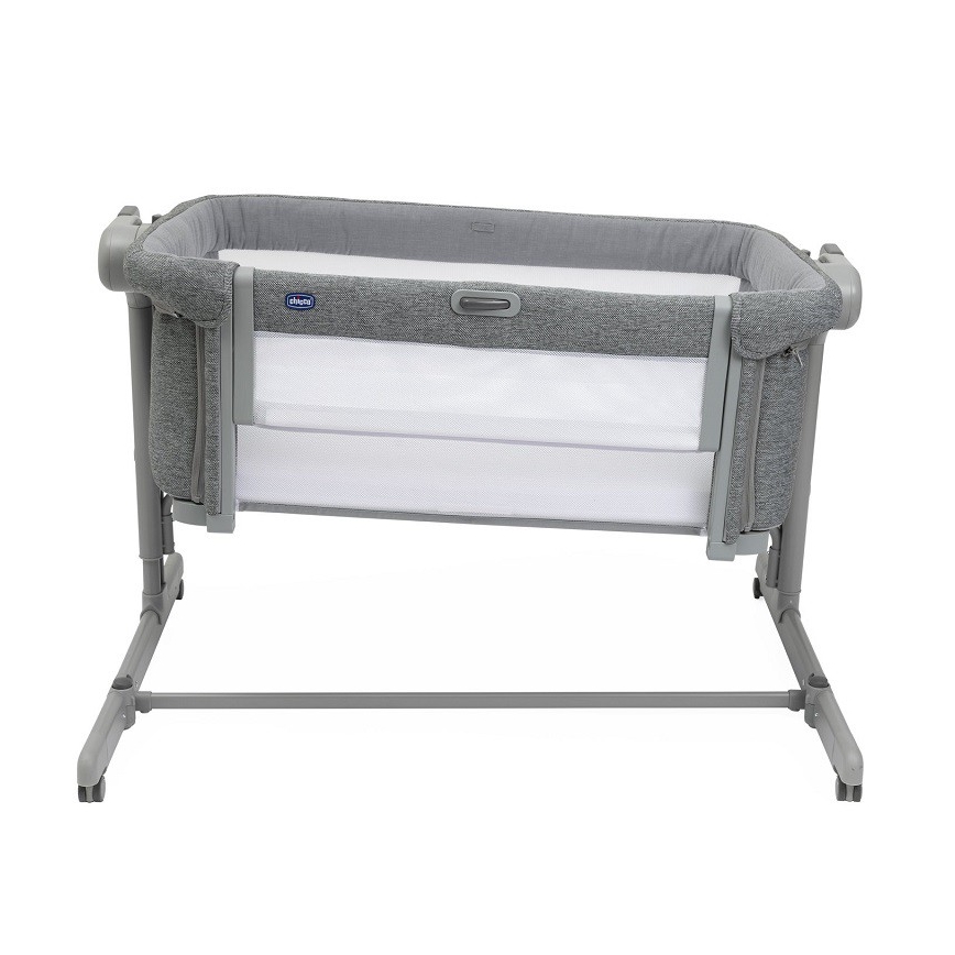 Chicco - Дитяче ліжечко 2в1 NEXT2ME MAGIC EVO темно-сіре