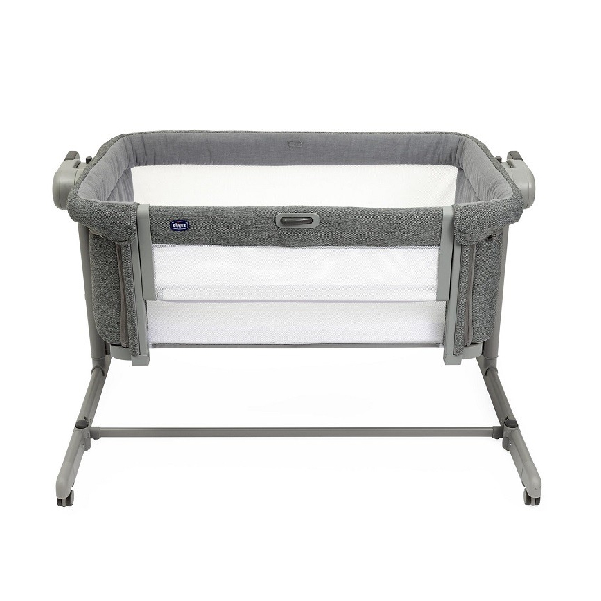 Chicco - Дитяче ліжечко 2в1 NEXT2ME MAGIC EVO темно-сіре