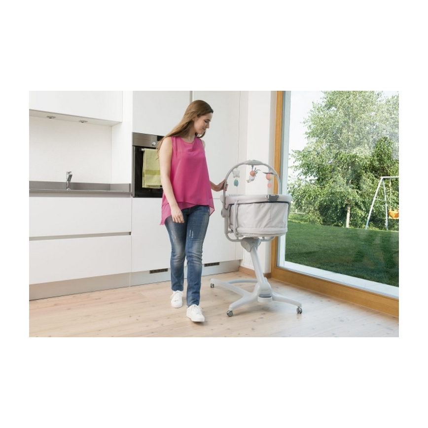 Chicco - Дитяче ліжечко 4в1 BABY HUG біле