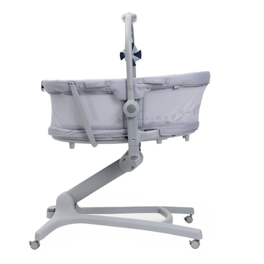 Chicco - Дитяче ліжечко 5в1 BABY HUG PRO сірий